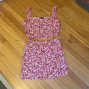 Shein 2 Piece Skirt Set